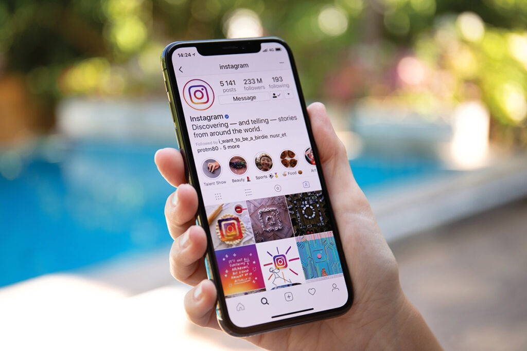 treści w instagramie dla biznesu