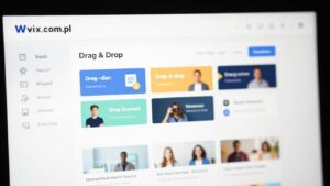 Interfejs Wix.com.pl do tworzenia stron internetowych