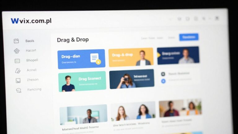 Interfejs Wix.com.pl do tworzenia stron internetowych