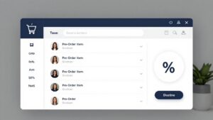 WooCommerce pre-order management screen