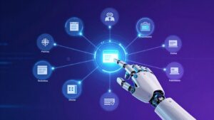 Interfejs AI łączący elementy stron internetowych