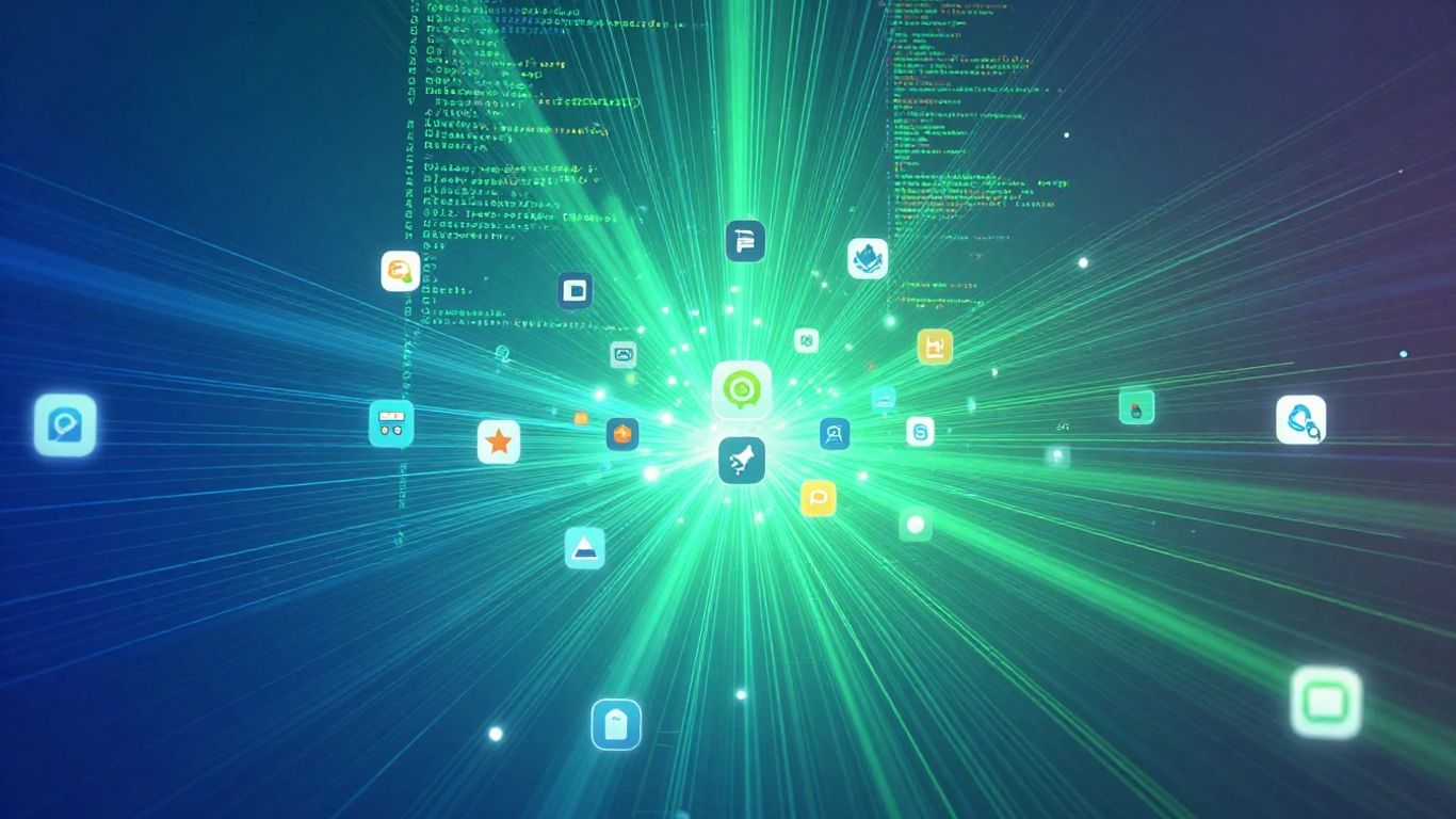 Spadające koszty tworzenia oprogramowania i mnogość aplikacji.