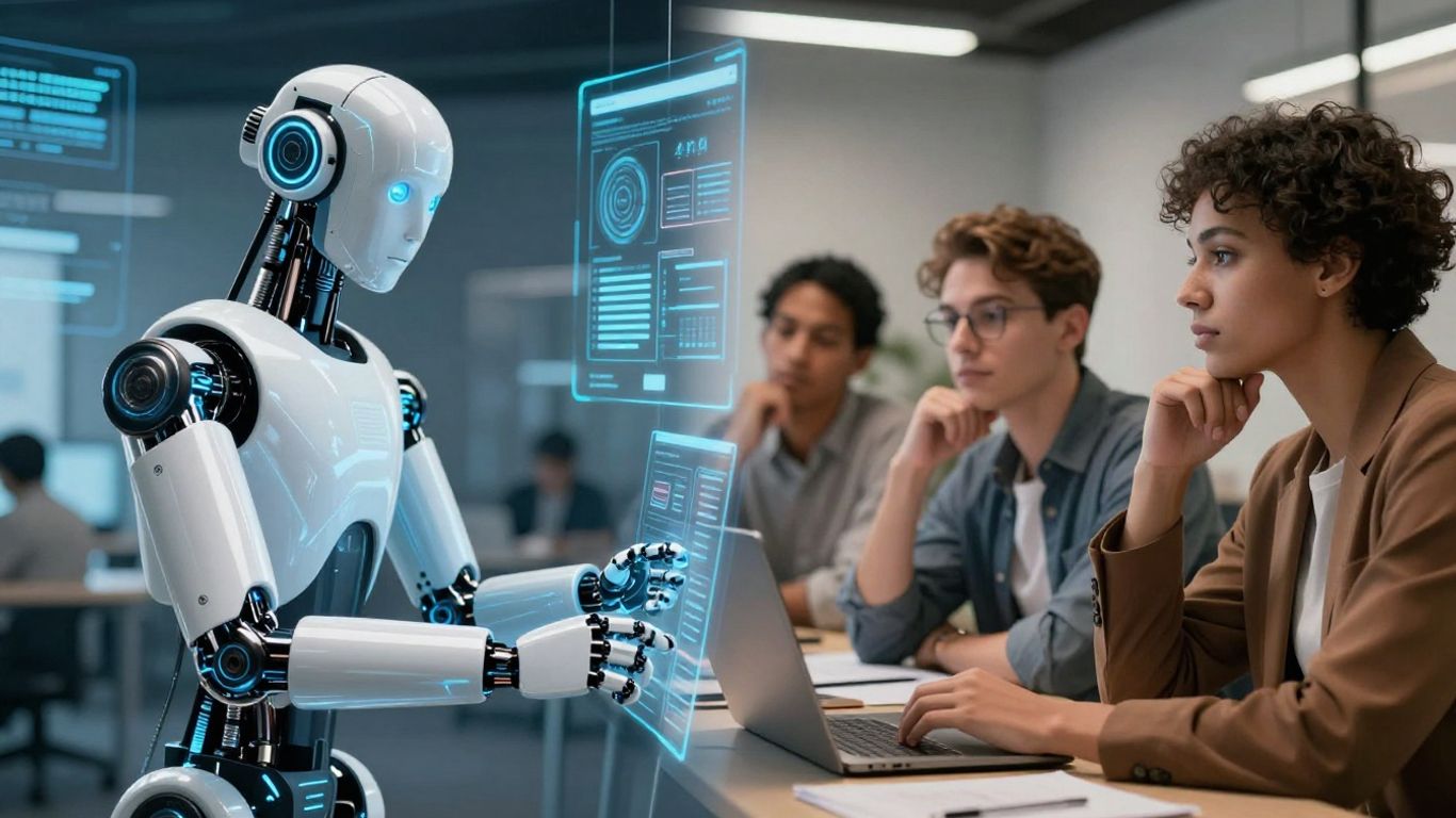 Sztuczna inteligencja kontra marketingowcy w dyskusji.