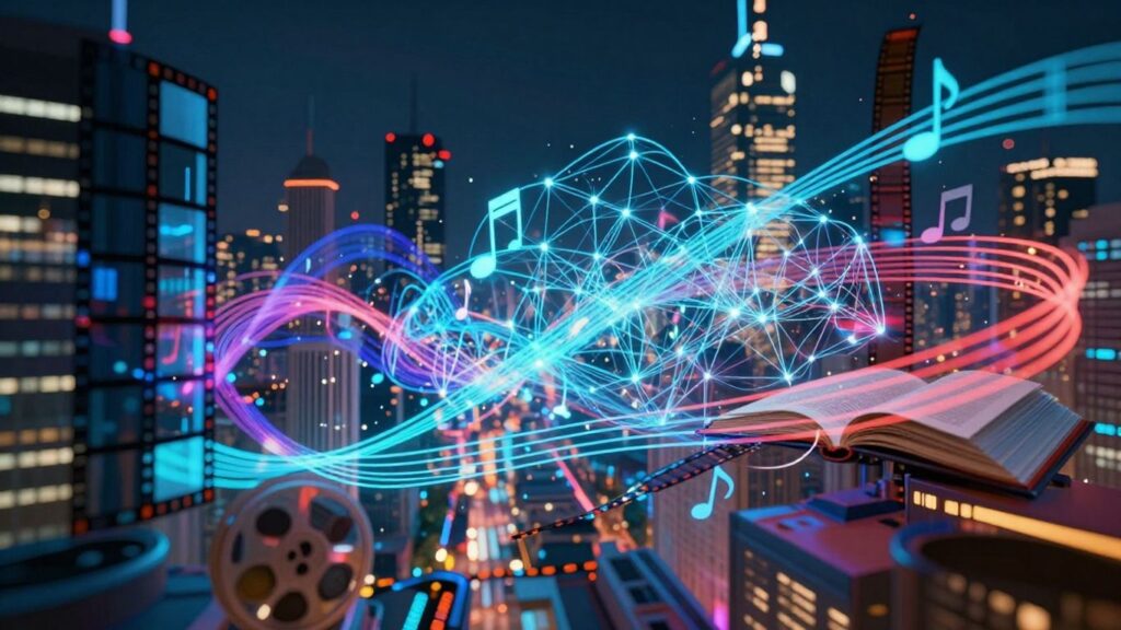 Sztuczna inteligencja zmienia media masowe i sztukę.