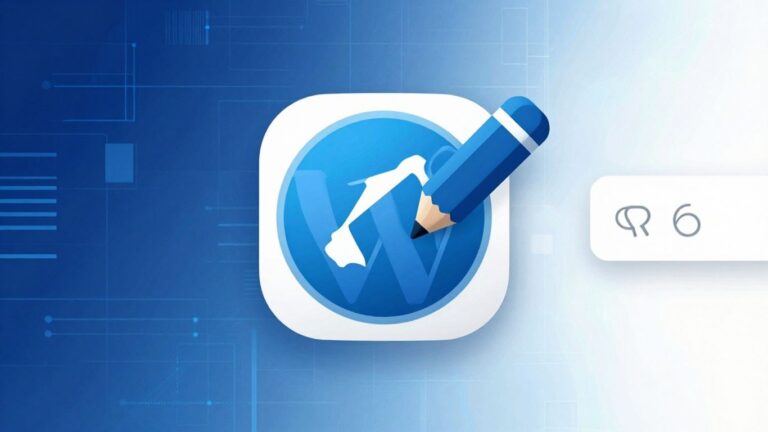 Logo WordPress i ikona edycji adresu URL