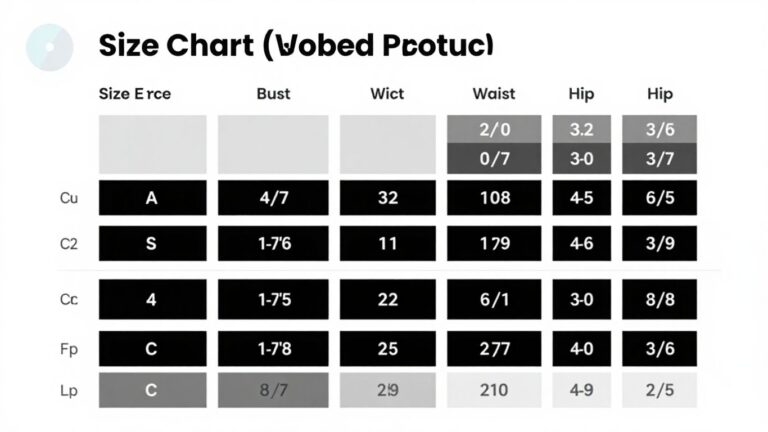 Tabela rozmiarów na stronie produktu WooCommerce