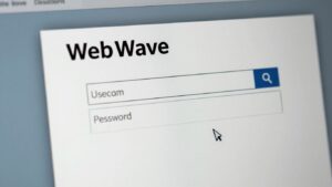 Ekran logowania do poczty WebWave