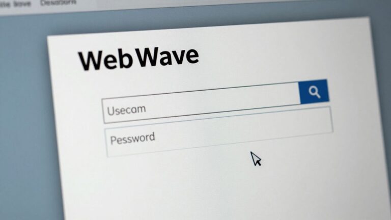 Ekran logowania do poczty WebWave