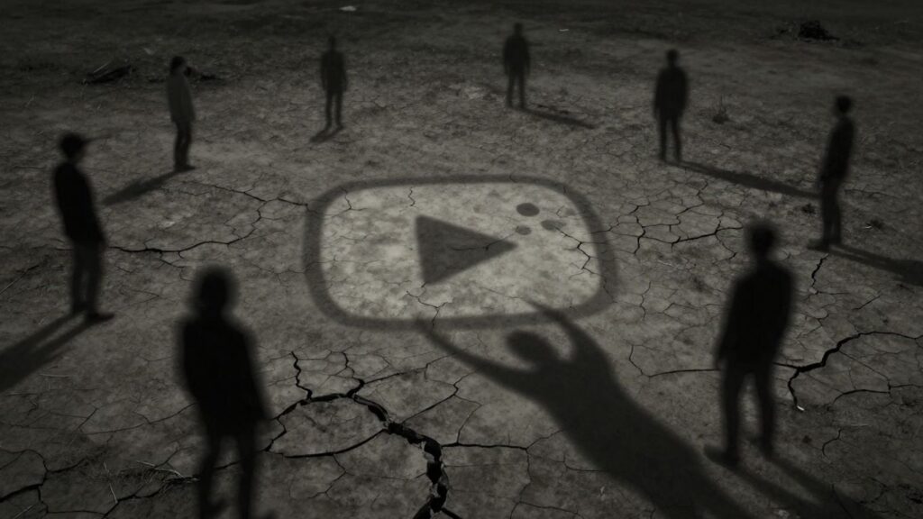 Zagrożony świat pod wpływem YouTube.