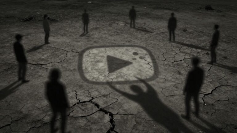 Zagrożony świat pod wpływem YouTube.